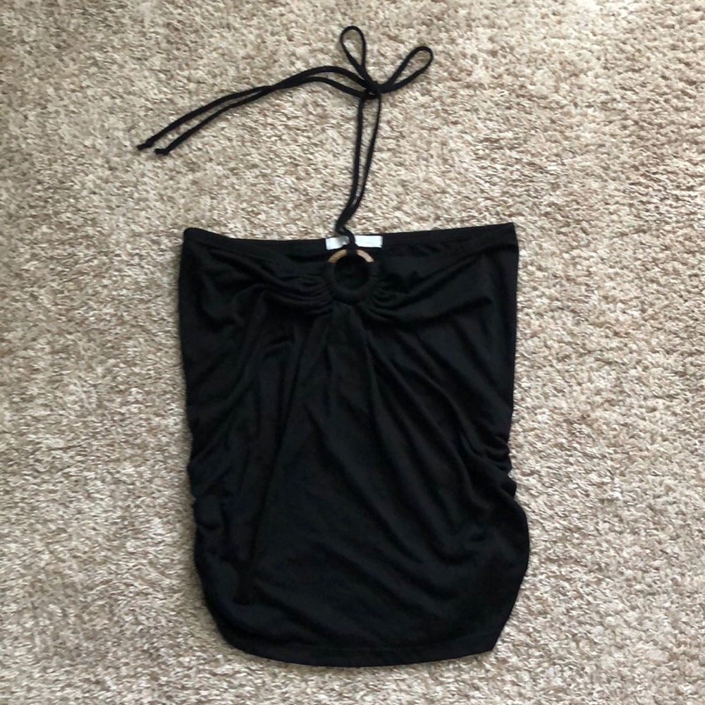 Charlotte Russe black tube top size medium